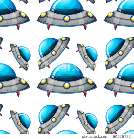 Seamless pattern tile cartoon with UFO Seamless pattern tile cartoon with UFO 60926752