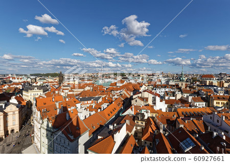 Prague city view Old Town Hall 景色 View from clock tower Prague city view Old Town Hall 景色 View from clock tower 60927661