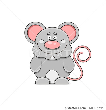House Mouse - Illustration Isolated on White 60927794