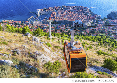 Croatia. Dalmatia. View of Dubrovnik from a height 60930829