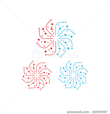 Firework vector icon illustration design template Firework vector icon illustration design template 60930997