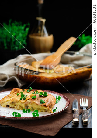 Mashed Potato Casserole baked in oven Mashed Potato Casserole baked in oven 60931131