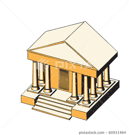Vector Illustration of bank, isometry Vector Illustration of bank, isometry 60931464