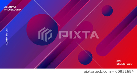 Abstract memphis vector background design. Vibrant 60931694