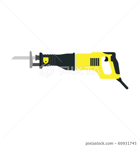 Reciprocating saw vector construction electric Reciprocating saw vector construction electric 60931745