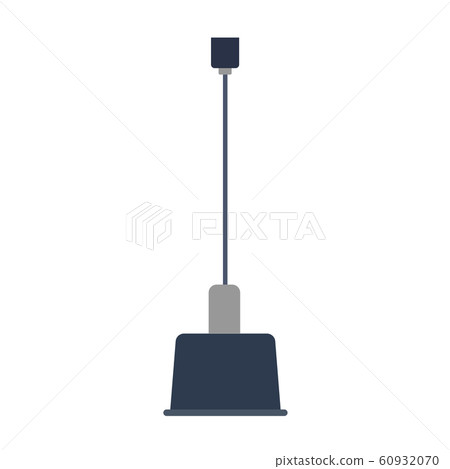 Luster light decoration isolated white vector 60932070