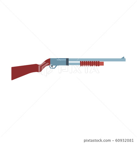 Retro gun vector icon weapon illustration design. - Stock Illustration ...