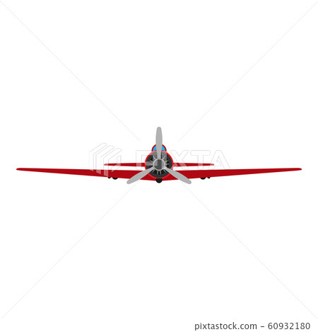 Plane front view vector aircraft transportation  60932180