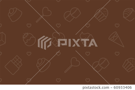 Sweets and chocolate background 60933406