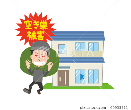 竊賊，獨立式住宅，房屋，房屋，小偷，搶劫，盜竊，犯罪，破壞 60933811