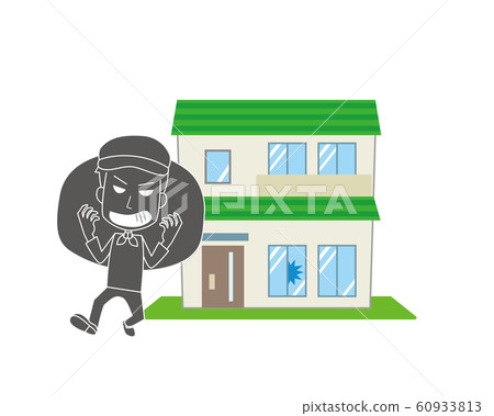 Burglars, detached houses, houses, houses, thieves, robbery, theft, crime, damage Burglars, detached houses, houses, houses, thieves, robbery, theft, crime, damage 60933813