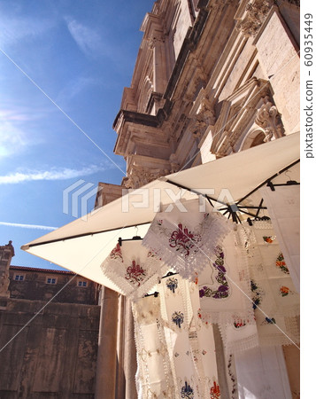 杜布羅夫尼克聖伊格內修斯老城教堂和特色刺繡 60935449