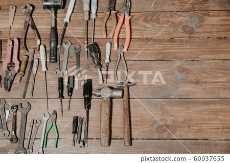 tools for repair knives hammers keys pliers 60937655