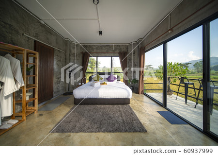 Modern Bed room in home stay 60937999