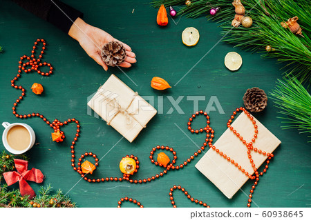 Christmas background Christmas tree new year gifts decor decoration holiday winter Christmas background Christmas tree new year gifts decor decoration holiday winter 60938645