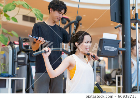 Young woman at the gym 60938713