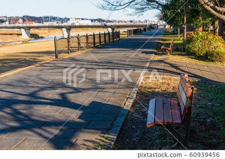 A landscape with a bench 60939456