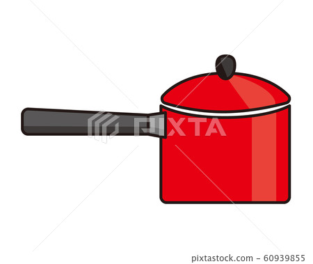 Pot kitchen one-handed pot - Stock Illustration [60939855] - PIXTA