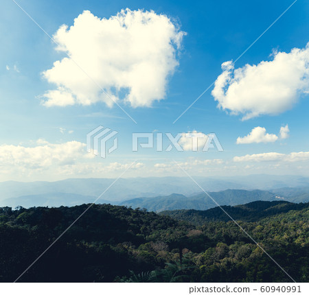 Daytime mountain clear sky  Mountain landscape 60940991