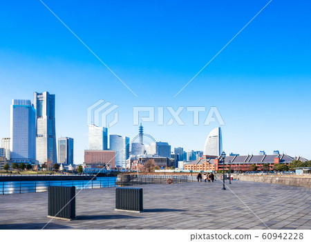 Bay area seen from Yokohama Elephant Breakwater 60942228