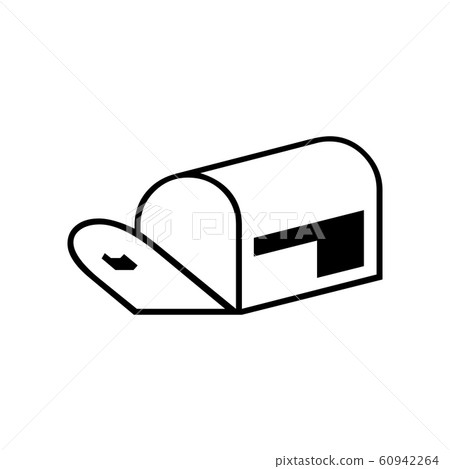 Mailbox symbol for banner, general design print 60942264