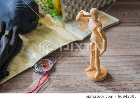 Mountain climbing map 60942593