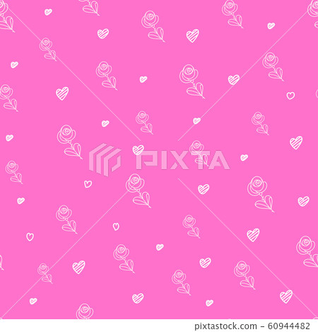 Valentines Day seamless vector pattern with 60944482