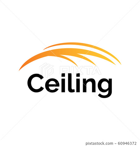 Vector logo of ceilings and stretch ceilings 60946372