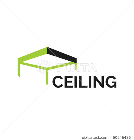 Vector logo of ceilings and stretch ceilings Vector logo of ceilings and stretch ceilings 60946426
