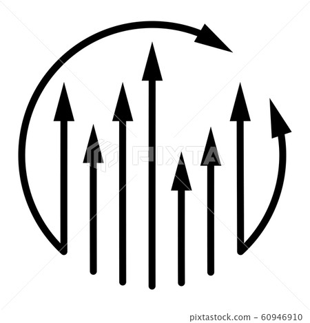 Arrows ilustration cycle growing up Vector Arrows ilustration cycle growing up Vector 60946910