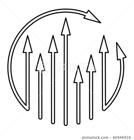 Arrows ilustration cycle growing up Vector Arrows ilustration cycle growing up Vector 60946916