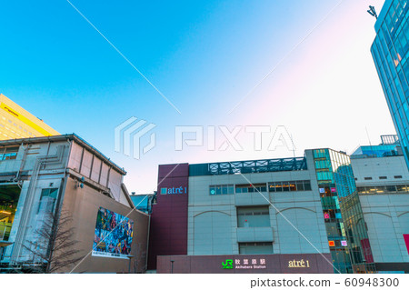 日本的東京城市景觀：秋葉原站和其他景色 60948300