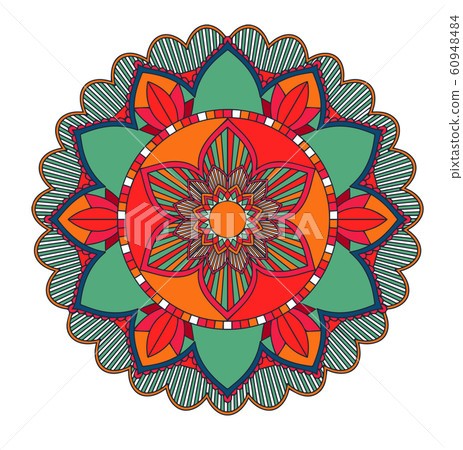 Mandala patterns on isolated background Mandala patterns on isolated background 60948484