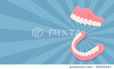 Illustration of dentures_frame_16: 9 Illustration of dentures_frame_16: 9 60949482