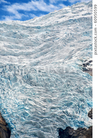 briksdal glacier in north europe Nordfjord norway 60950599