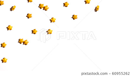 Star shaped sugar candies 60955262