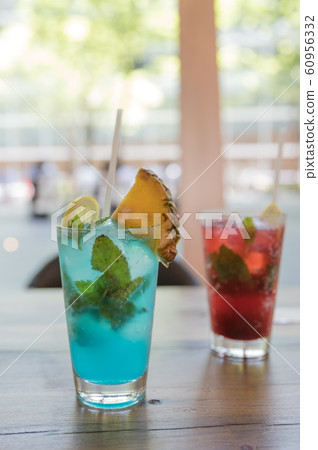 Cocktail juice by the window Cocktail juice by the window 60956332