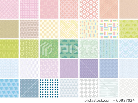 Japanese pattern pattern set Japanese pattern pattern set 60957024