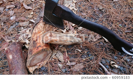 Fatwood pine ax 60959183