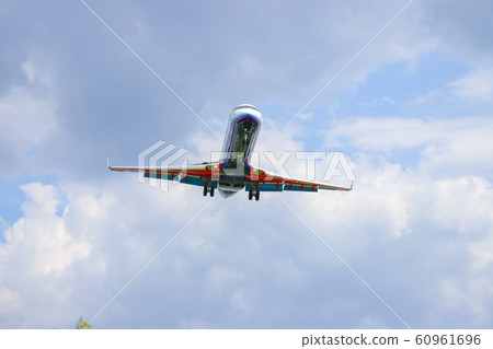 Aircraft with wheels 60961696