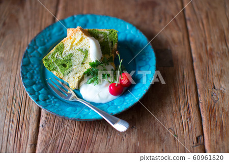 Matcha chiffon cake Matcha chiffon cake 60961820