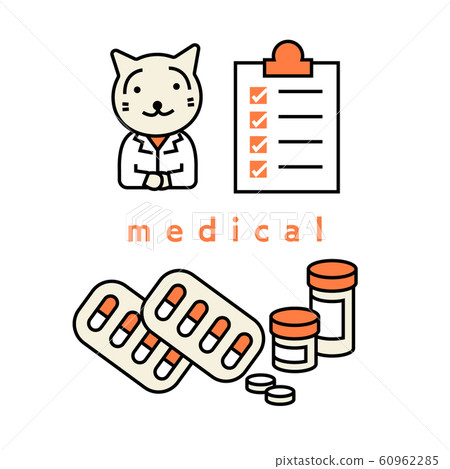 貓老師_文科商業醫學教育插圖 60962285