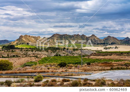 Landscape view of Villanueva near Murcia in Spain Landscape view of Villanueva near Murcia in Spain 60962469