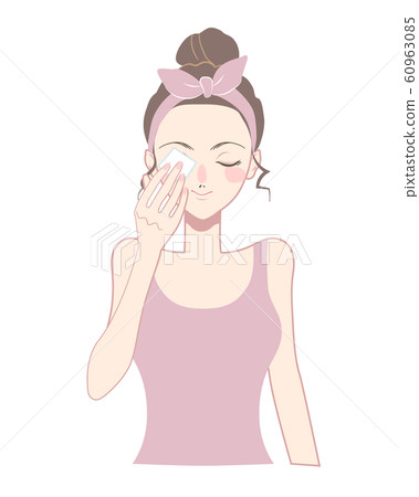 Beauty Women bust up Makeup removal Beauty Women bust up Makeup removal 60963085