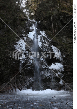 Waterfall of Winter's Shimizawa Waterfall of Winter's Shimizawa 60963405