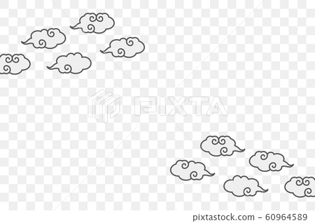 Cloud Japanese style checkerboard pattern Cloud Japanese style checkerboard pattern 60964589