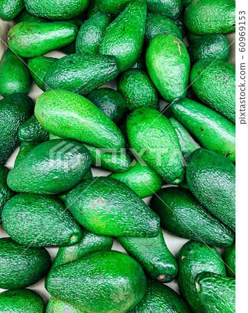 lots of ripe green avocados for eating as background lots of ripe green avocados for eating as background 60969153
