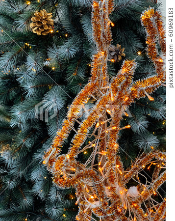 decoration of the Christmas tree with toys and gifts of the new year decoration of the Christmas tree with toys and gifts of the new year 60969183