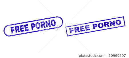 FREE PORNO Blue Rectangle Stamp with Rubber Style FREE PORNO Blue Rectangle Stamp with Rubber Style 60969207
