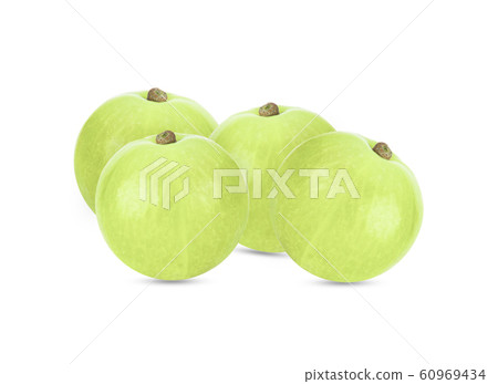 Indian gooseberry isolated on white background 60969434